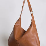 Luxe Leather Hobo Bag with Relaxed Shape – Timeless Design - Women's Shoulder Bag