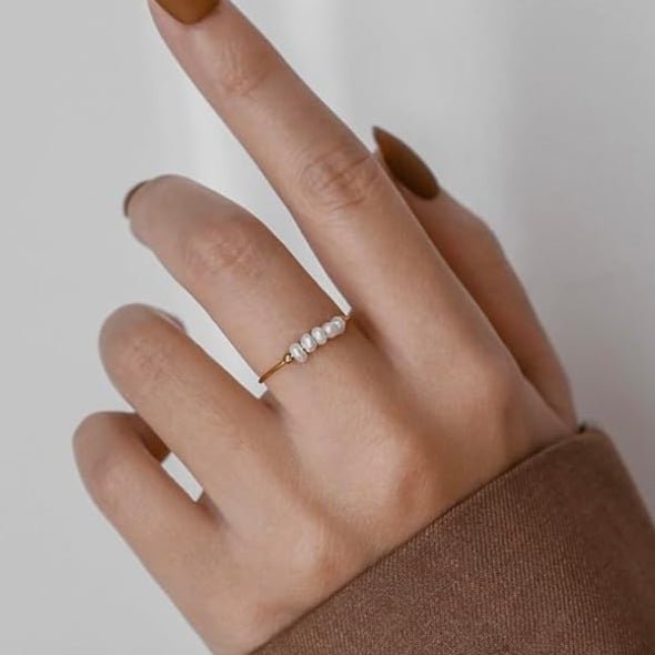 Magnolia Freshwater Pearl Ring - Ring