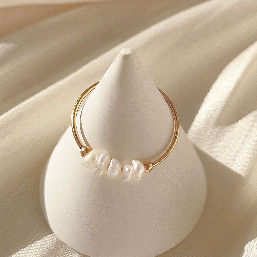 Magnolia Freshwater Pearl Ring - Ring
