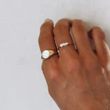 Magnolia Freshwater Pearl Ring - Ring