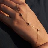 Mia Crystal Hand Chain Bracelet - Chain & Link Bracelets