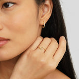Ocean Wave Gold Adjustable Ring - Ring