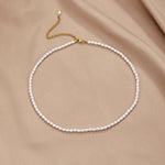 Olivia Freshwater Pearl Choker Necklace - Choker Necklaces