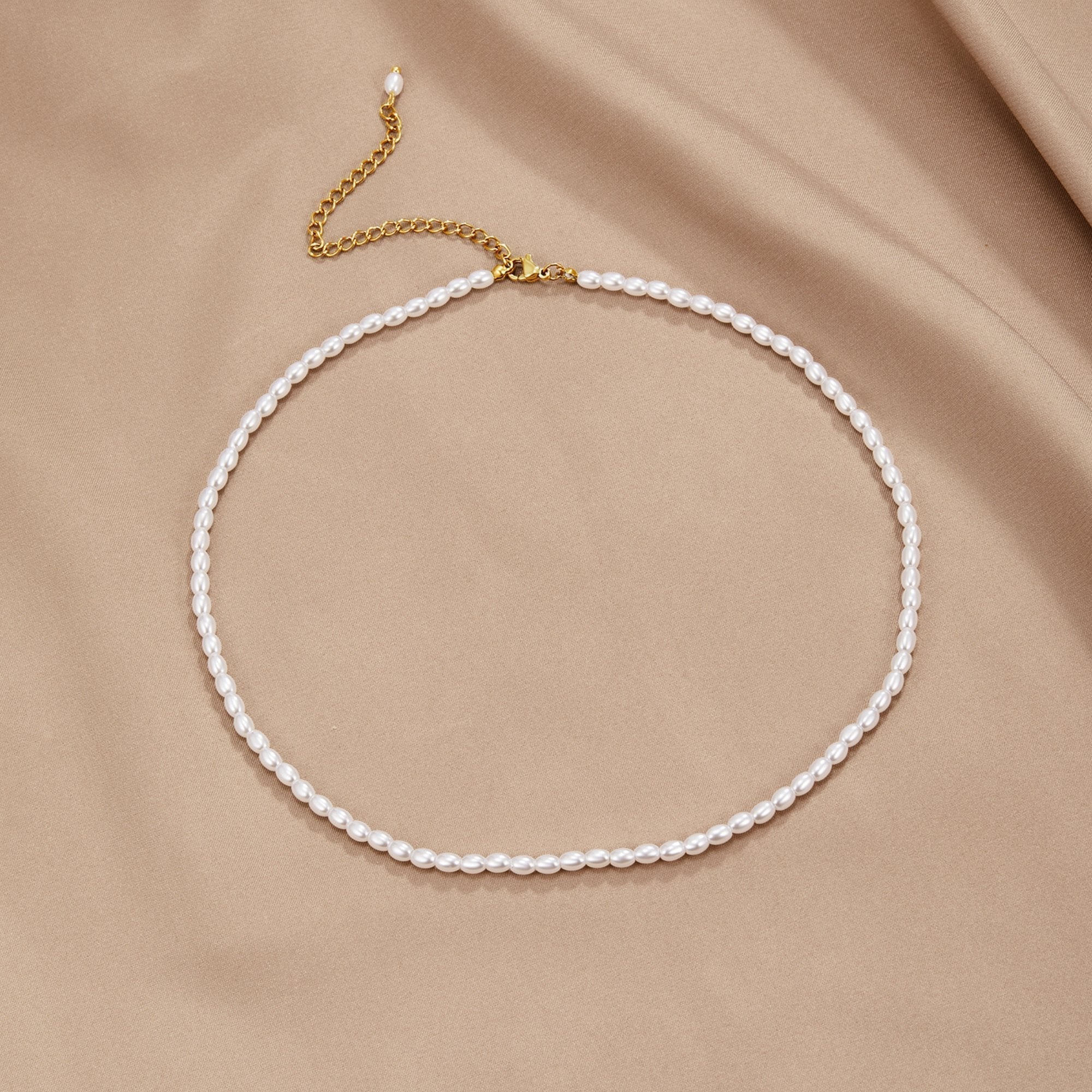 Olivia Freshwater Pearl Choker Necklace - Choker Necklaces