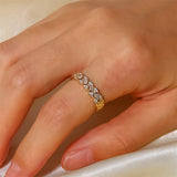 Radiant Teardrop Crystal Ring - Ring