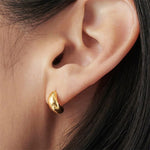 Refined Teardrop Stud Earrings - Earrings