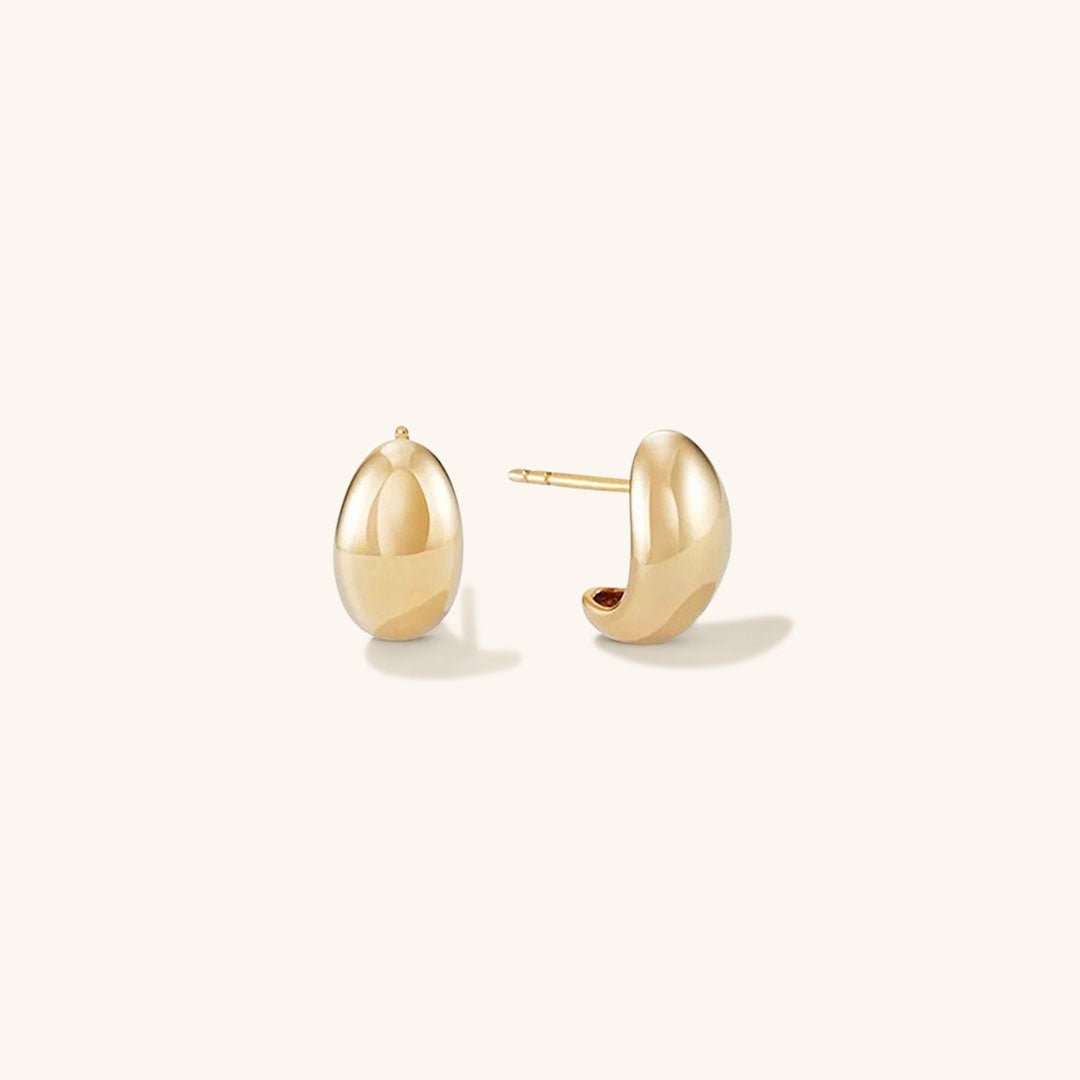 Refined Teardrop Stud Earrings - Earrings