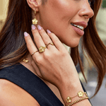 Rowena Clover Hoop Earrings - Earrings