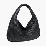 Soft Woven Shoulder Bag – Minimalist Hobo Design with Timeless Appeal - Women's Handbags