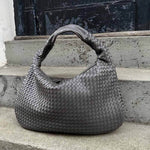 Soft Woven Shoulder Bag – Minimalist Hobo Design with Timeless Appeal - Women's Handbags