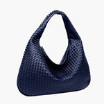 Soft Woven Shoulder Bag – Minimalist Hobo Design with Timeless Appeal - Women's Handbags