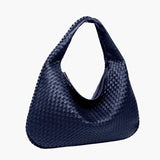 Soft Woven Shoulder Bag – Minimalist Hobo Design with Timeless Appeal - Women's Handbags