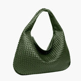 Soft Woven Shoulder Bag – Minimalist Hobo Design with Timeless Appeal - Women's Handbags
