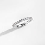 Sparkling Crystal Eternity Band - Ring