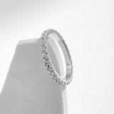 Sparkling Crystal Eternity Band - Ring