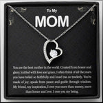 Sterling Silver Heart Necklace with Crystal Center – Elegant Pendant - Necklaces