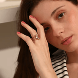 Triple Accent Adjustable Ring - Ring