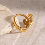 Triple Accent Adjustable Ring - Ring