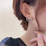 Triple Claw Pavé Ear Climber Earrings - Joyería > Pendientes > Pendientes pequeños