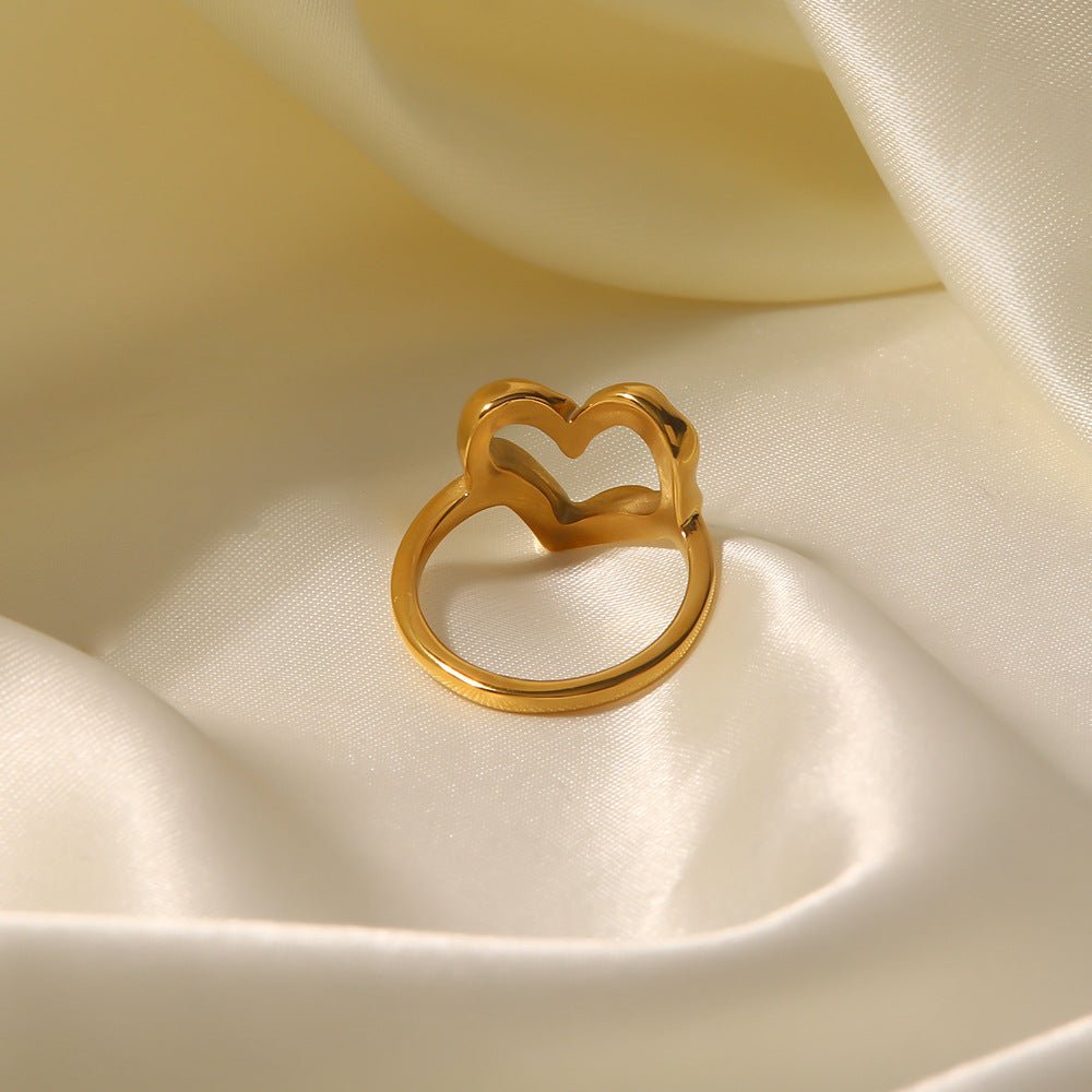 Verity Open Heart Statement Ring - Ring