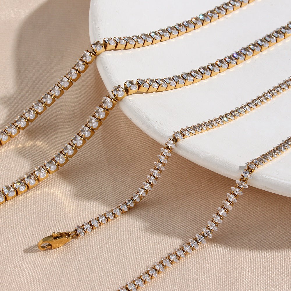 Wisteria Diamond Tennis Necklace - Tennis Necklaces
