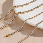 Wisteria Diamond Tennis Necklace - Tennis Necklaces