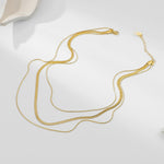 Zafina Layered Chain Necklace - Chain Necklaces